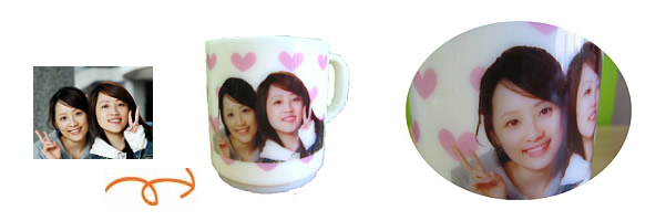 オリジナルマグカップ プラスチック サンプル